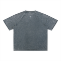 Kufic-Unisex Mineral Wash Raw Edge T-Shirt