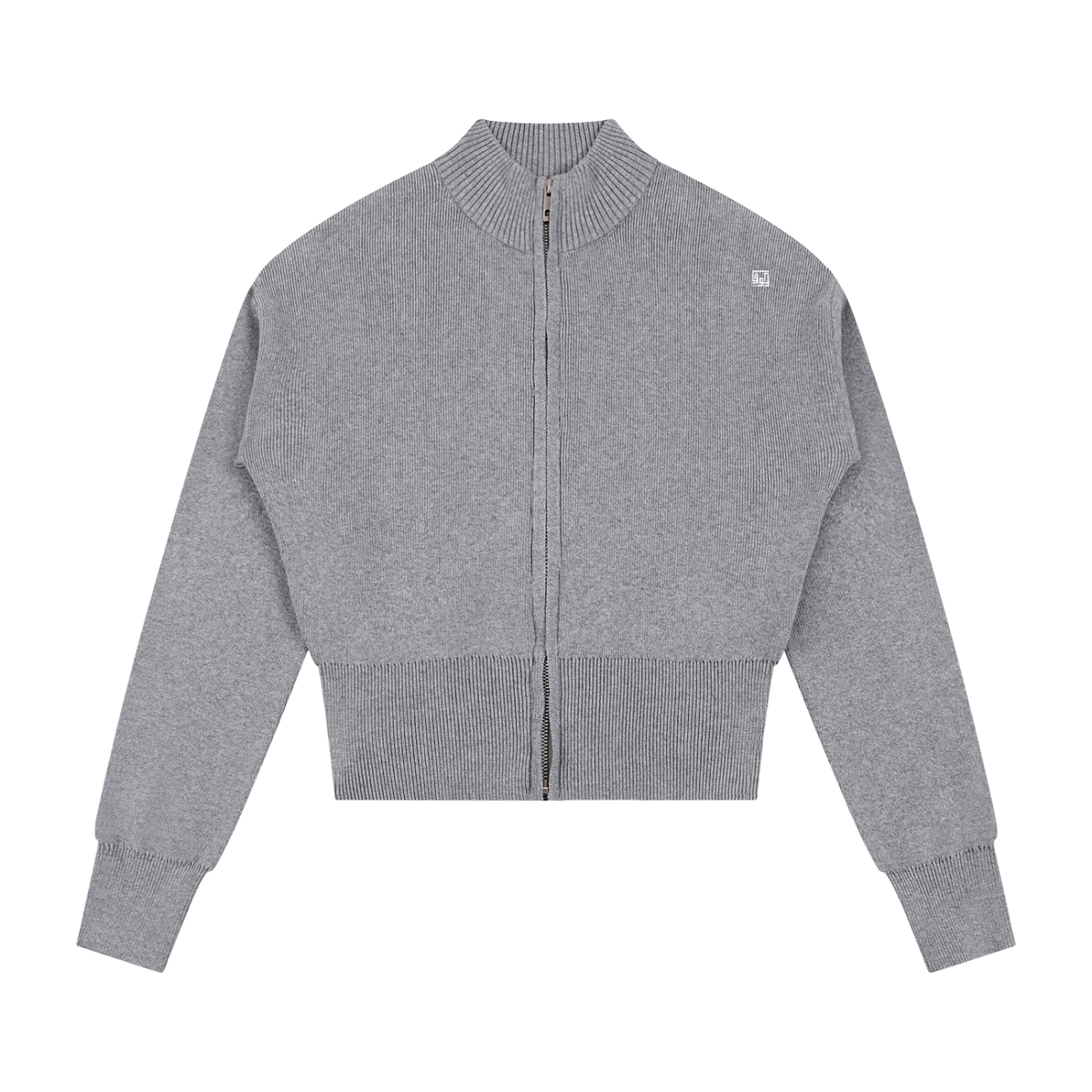 Kufic-Women’s Mock Neck Zip Up Cardigan
