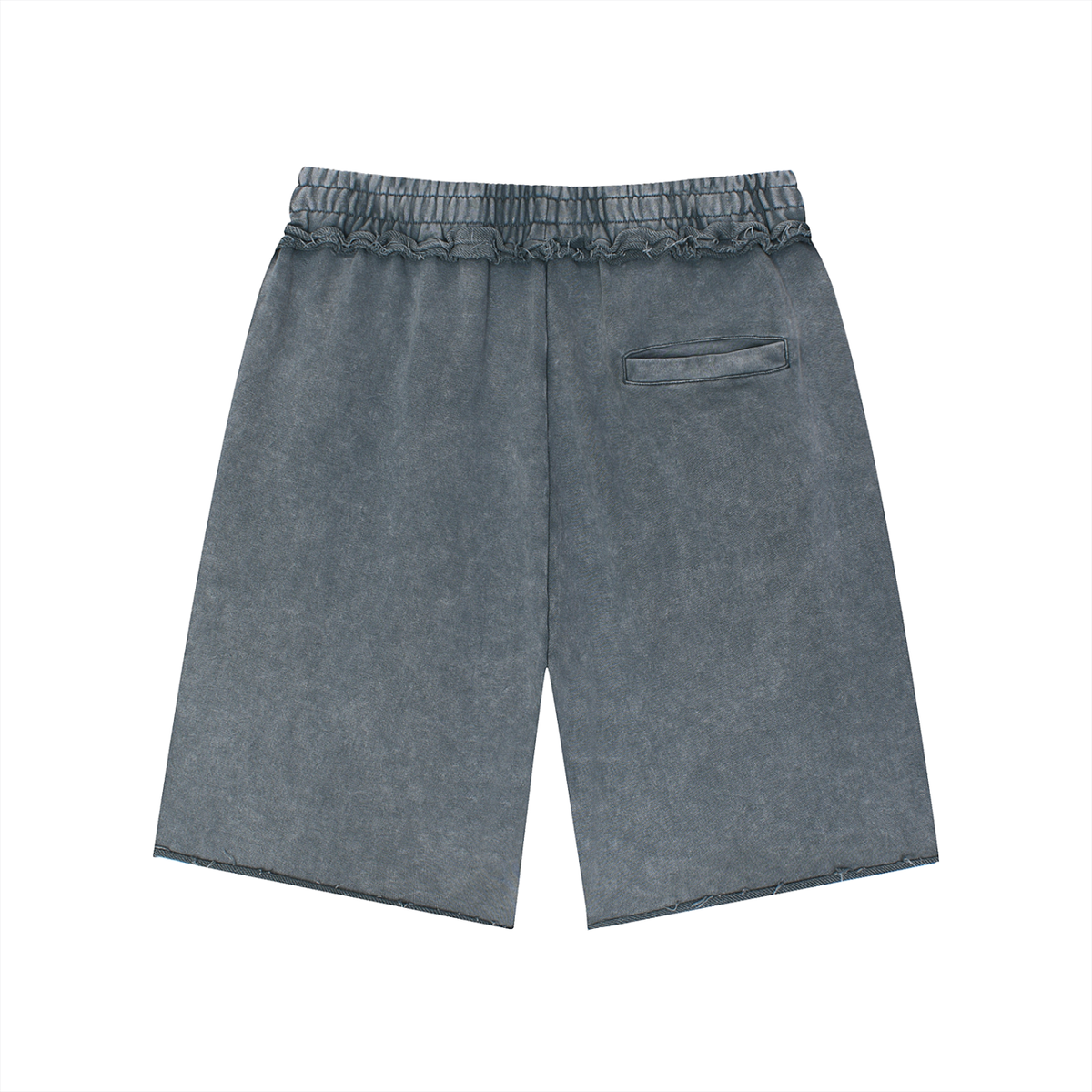 Kufic-Unisex Mineral Wash Raw Edge
