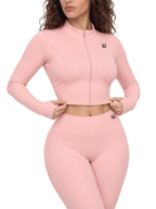 Kufic-Women’s Crop Yoga Sports Jacket