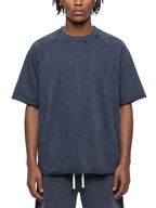 Kufic-Unisex Mineral Wash Raw Edge T-Shirt