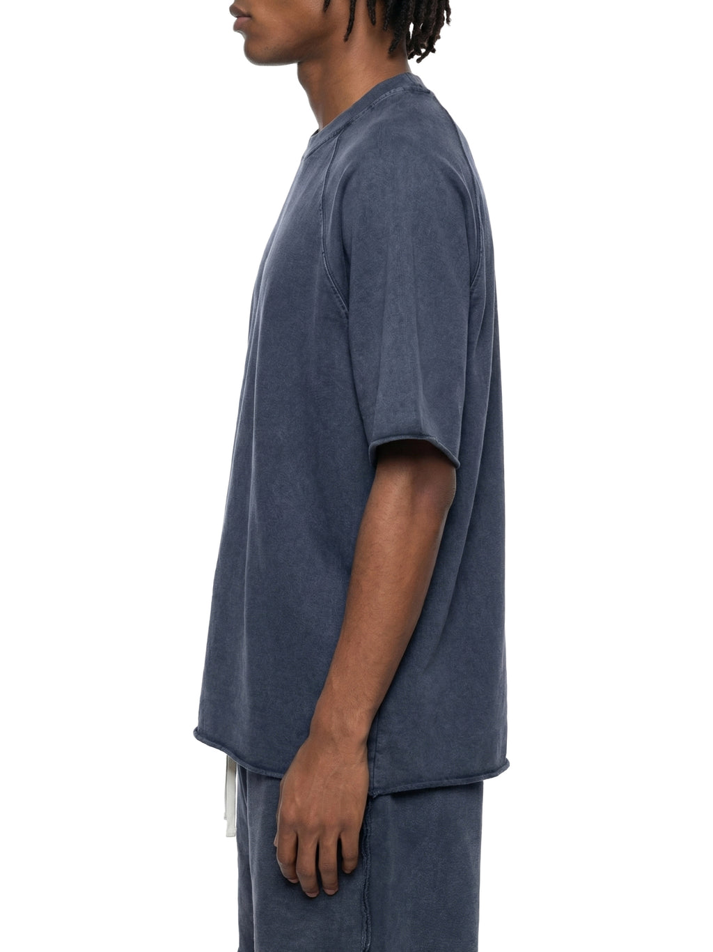 Kufic-Unisex Mineral Wash Raw Edge T-Shirt