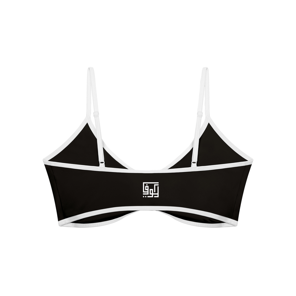 Kufic-Women's Color Block Ruched V-Neck Sports Bra