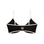 Kufic-Women's Color Block Ruched V-Neck Sports Bra