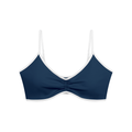 Kufic-Women's Color Block Ruched V-Neck Sports Bra
