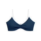 Kufic-Women's Color Block Ruched V-Neck Sports Bra