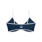 Kufic-Women's Color Block Ruched V-Neck Sports Bra
