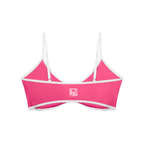 Kufic-Women's Color Block Ruched V-Neck Sports Bra