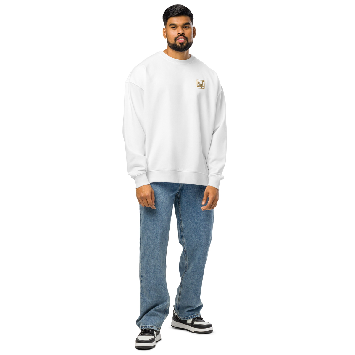 Kufic-Unisex organic oversized sweatshirt