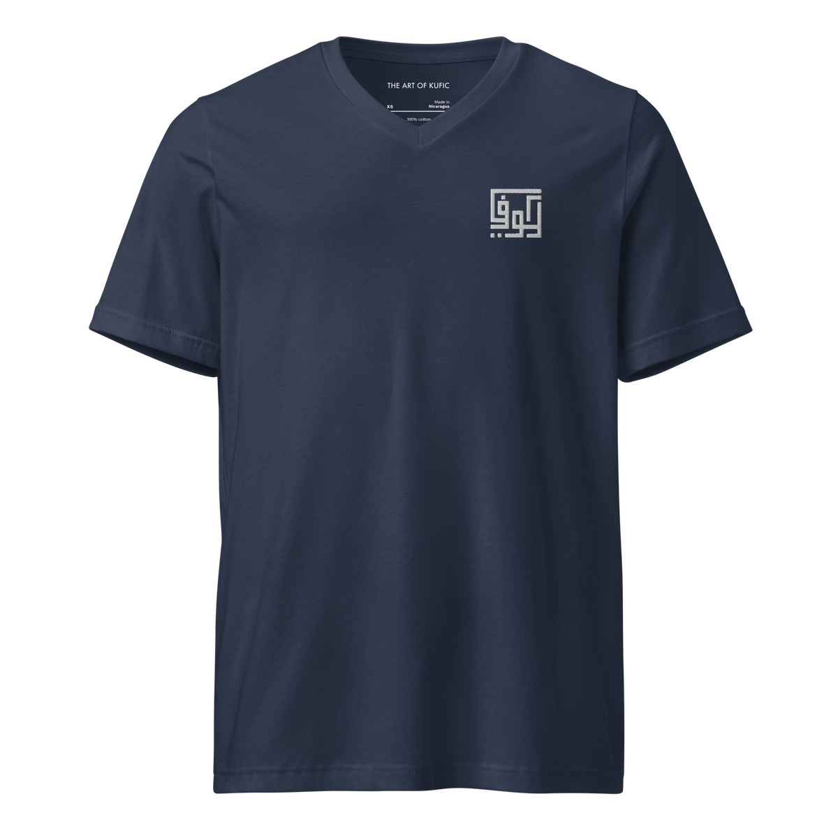 Kufic-Unisex Short Sleeve V-Neck T-Shirt